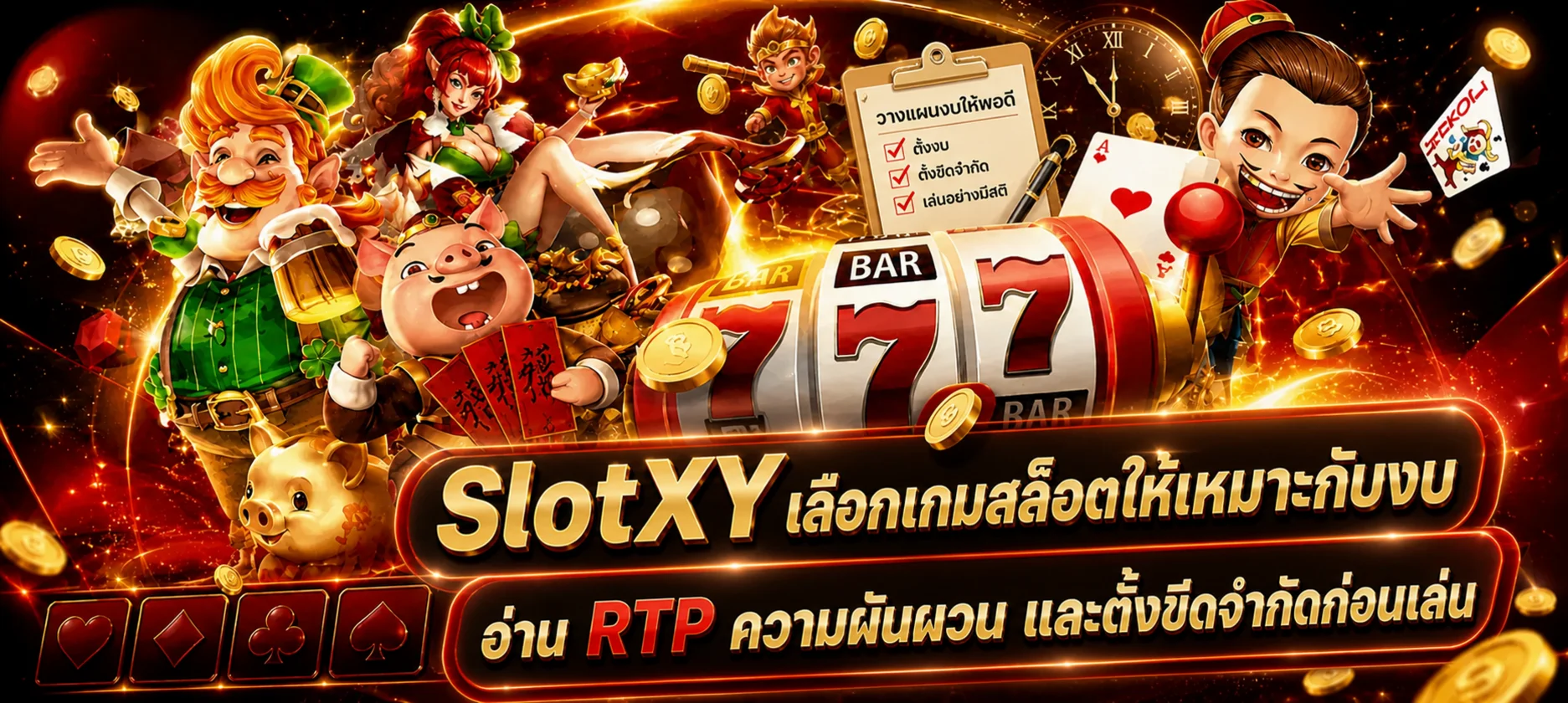 SlotXY เลือกเกมสล็อตให้เหมาะกับงบและความเสี่ยง